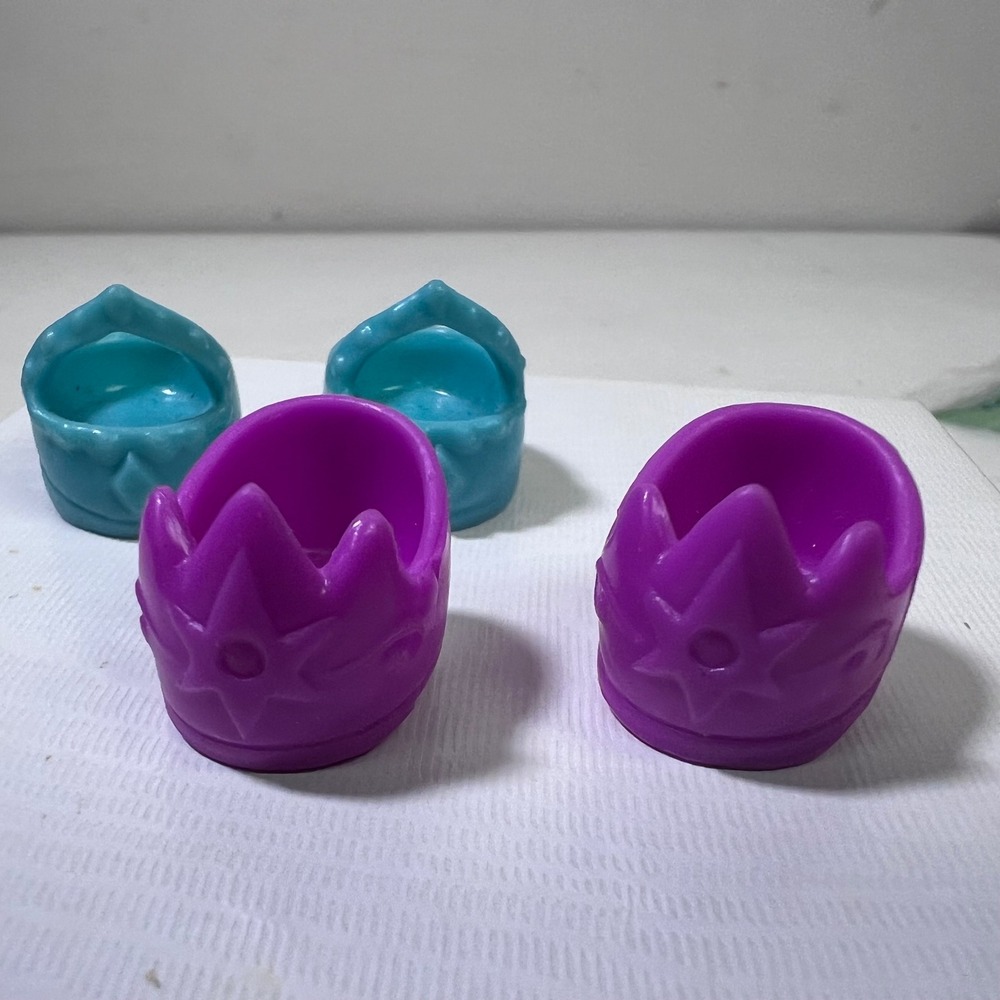 My Little Pony Replacement Shoes Purple Star Teal Blue Mary Jane 2 Pairs Lot